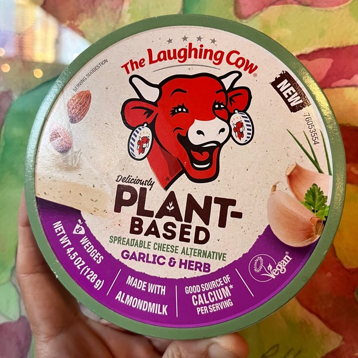 photo of The Laughing Cow garlic and herbs plant based spread shared by @bandita on  20 Mar 2024 - review