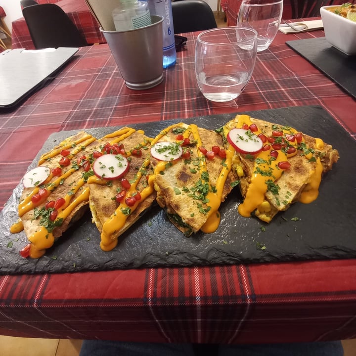 photo of Sabores de Sandra VEGAN Restaurant Quesadillas shared by @ixb on  30 Sep 2023 - review