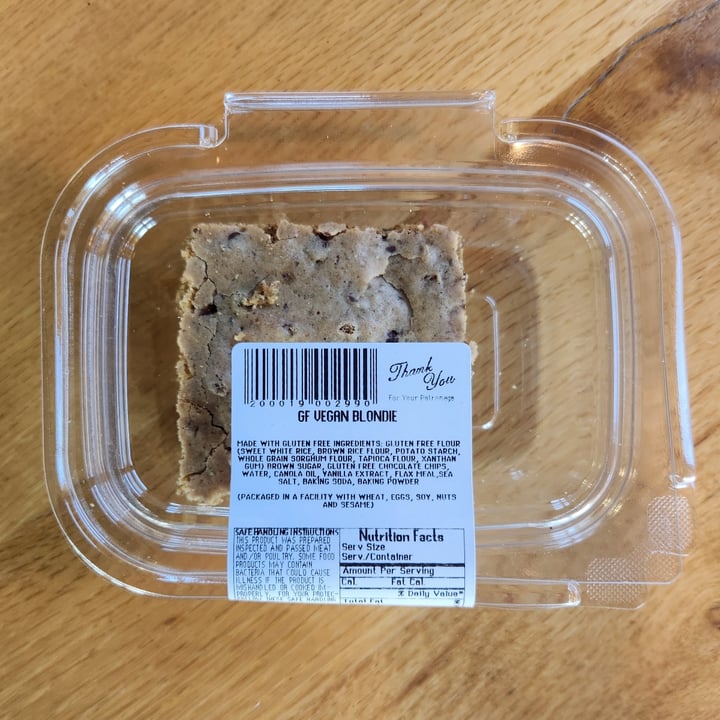 photo of Good Harvest Market Vegan Blondie shared by @rosieb33 on  24 Feb 2024 - review