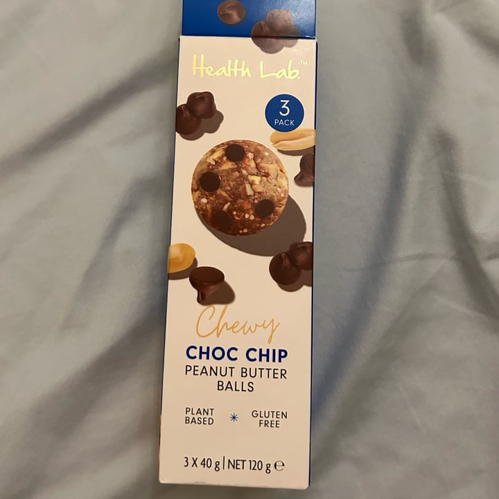 photo of Health Lab Chewy Choc Chip Peanut Butter Protein Ball shared by @vegellious on  11 Feb 2024 - review