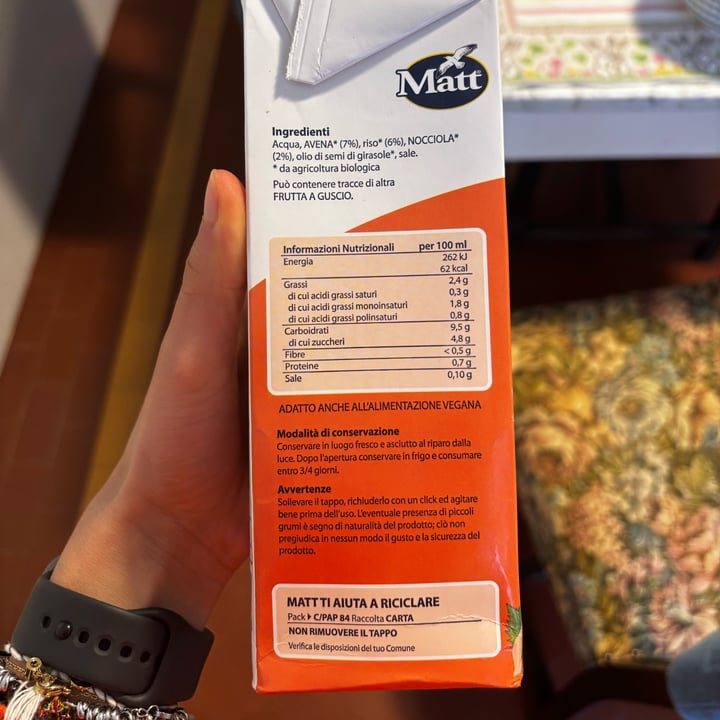 photo of Matt nocciola e avena bio shared by @michbrhane on  20 May 2025 - review