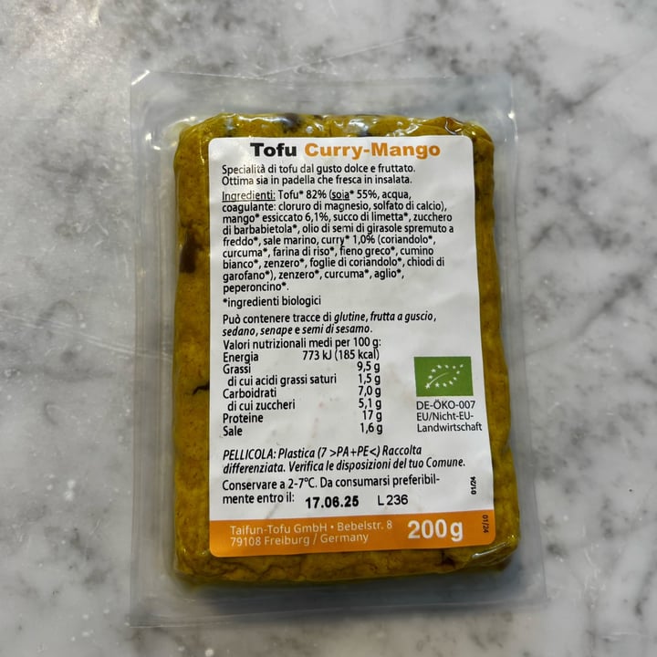 photo of Taifun Tofu Curry-Mango shared by @michbrhane on  20 May 2025 - review