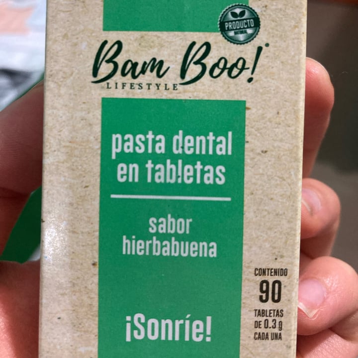 photo of Bam boo Pasta Dental Sabor Hierbabuena shared by @lorenahigueron on  26 Apr 2024 - review