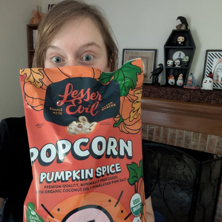 photo of Lesser Evil Snacks Pumpkin Spice Popcorn shared by @edav334 on  12 Sep 2025 - review