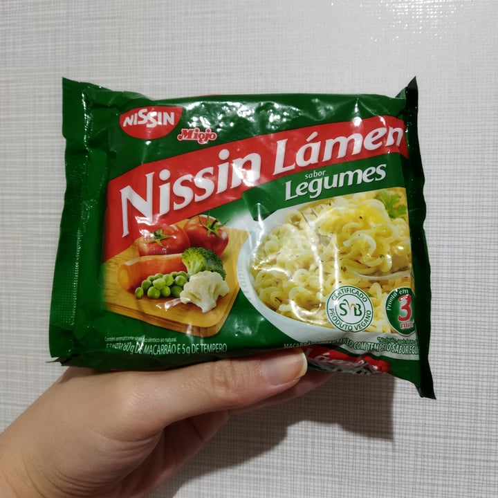 photo of Nissin Lámen Sabor Legumes shared by @flaviagalbiatti on  27 May 2024 - review