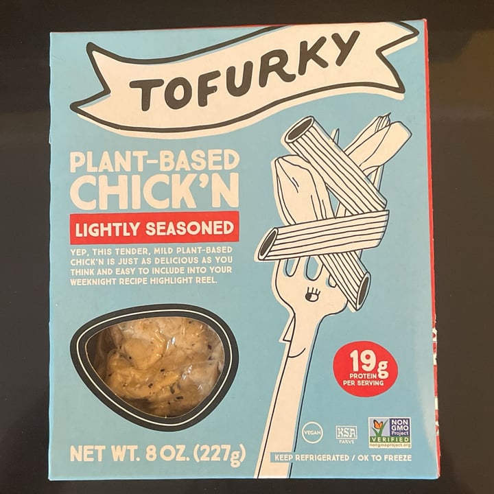 photo of Tofurky Plant based chick’n shared by @rocksean1 on  21 Mar 2024 - review
