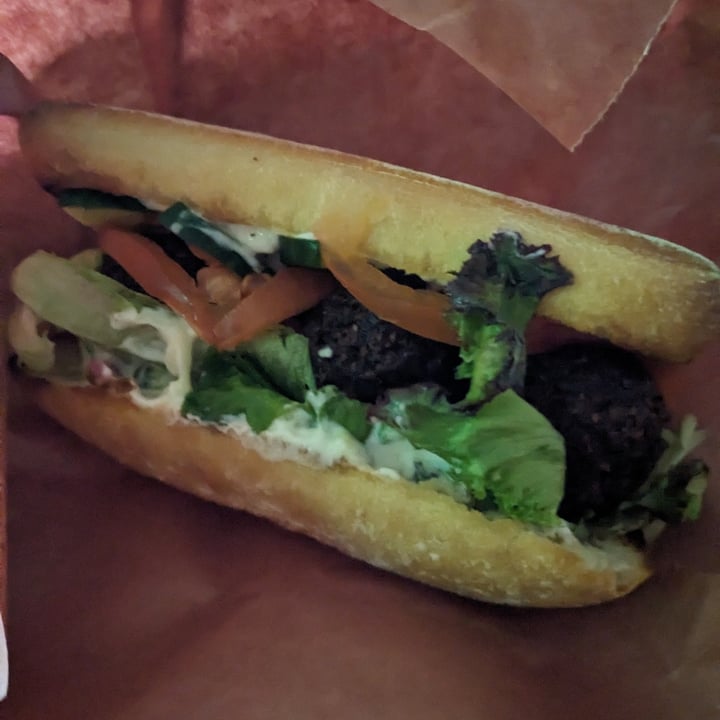 photo of Park Eatery Falafel Sandwich shared by @jandrews on  17 Apr 2024 - review