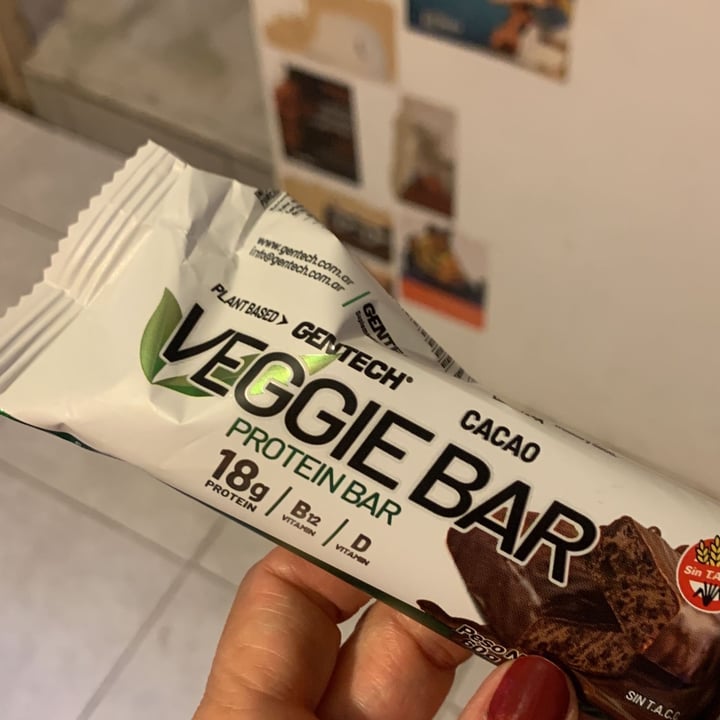 photo of Gentech Barra de Proteina Vegan shared by @veganmili on  16 Nov 2023 - review