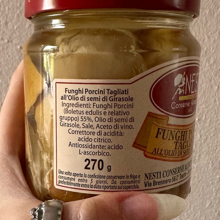 photo of Nesti Funghi porcini interi all’olio di girasole shared by @soniamartini on  07 Sep 2025 - review