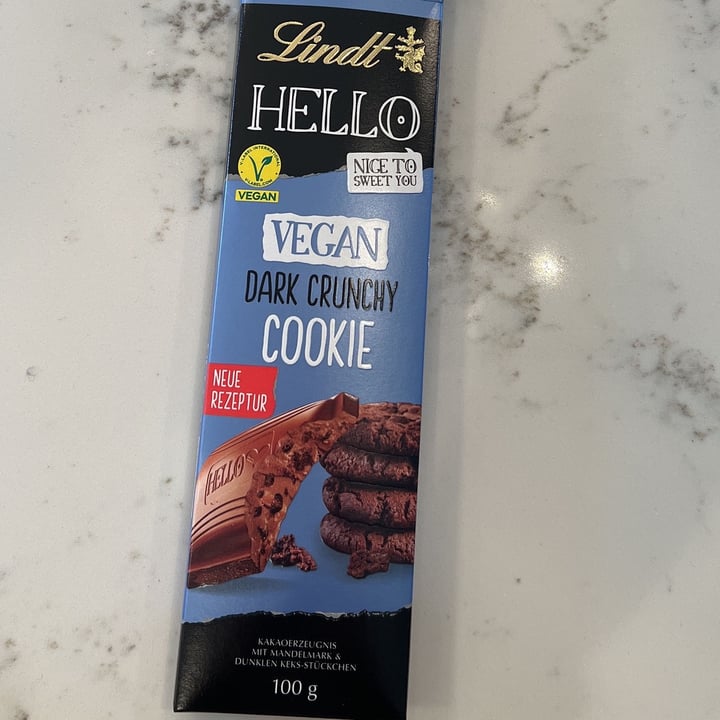 photo of Lindt Dark Crunchy Cookie shared by @herbivoracious on  13 Nov 2023 - review