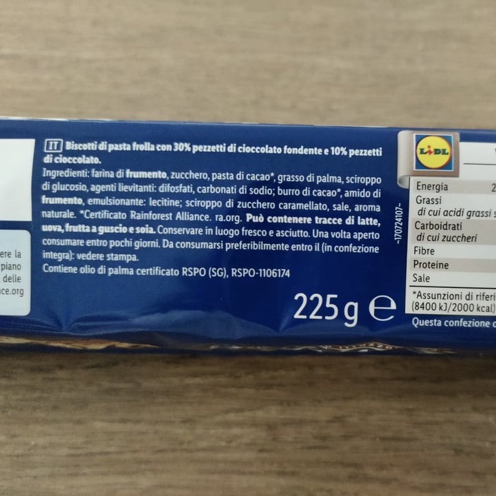 photo of Sondey cookies con pezzetti Di Cioccolato shared by @lucianothecat on  27 Jul 2025 - review