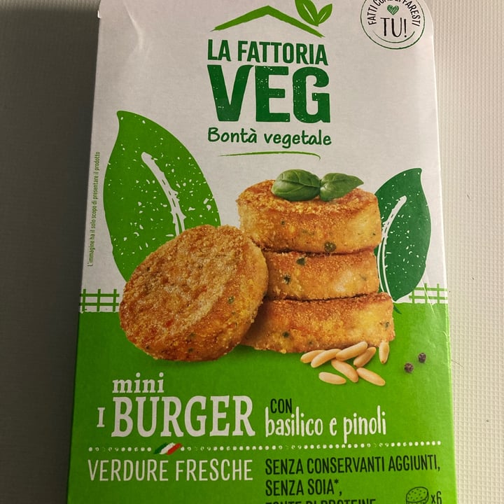 photo of la fattoria veg burger basilico e pinoli shared by @al-ma on  11 Feb 2024 - review