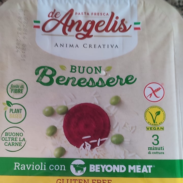 photo of De Angelis Pasta Fresca Ravioli con Beyond Meat shared by @sonia02 on  02 Feb 2024 - review