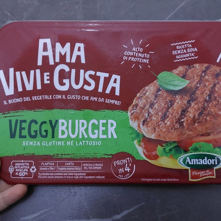 photo of Amadori Veggy Burger shared by @ericaconlac on  15 Sep 2023 - review