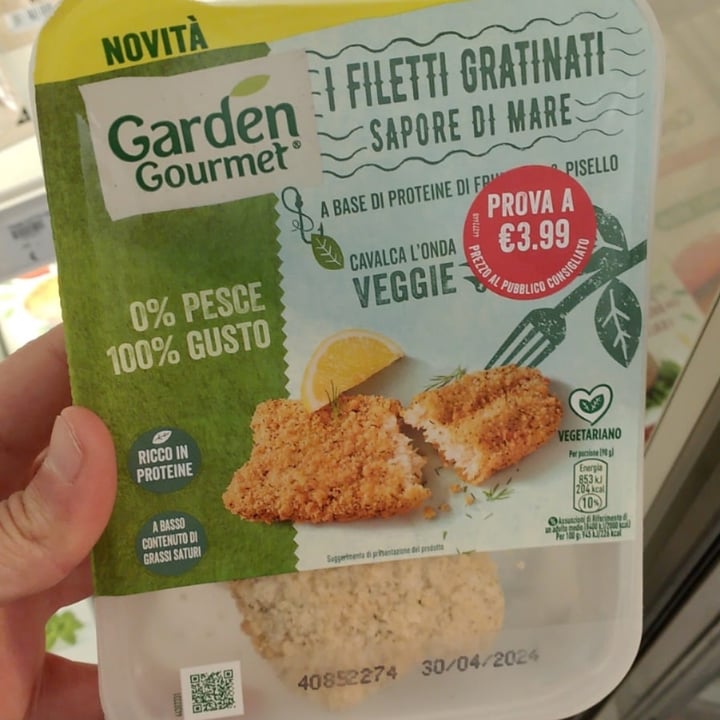 photo of Garden Gourmet i filetti gratinati sapore di mare shared by @saporidichiara on  20 Apr 2024 - review