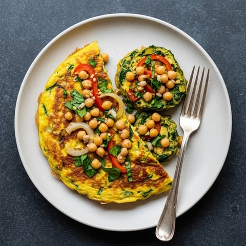 Quick & Easy 2-Ingredient Vegan Omelette: High-Protein, Gluten-Free Breakfast with Chickpea Flour & Tofu