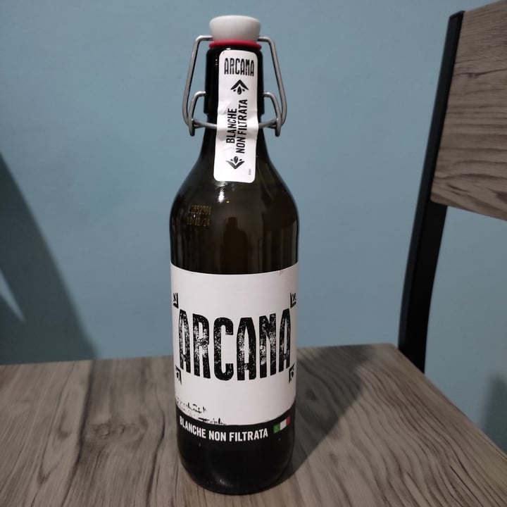 photo of Arcana Birra bianca non filtrata shared by @meteofan on  22 Nov 2023 - review