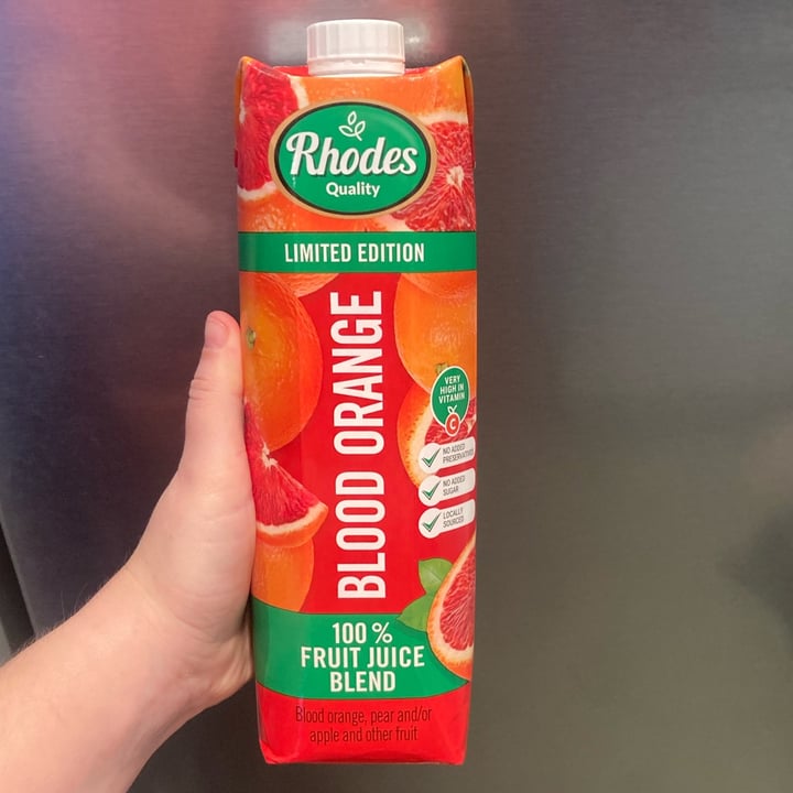 photo of Rhodes Blood Orange Fruit Juice Blend shared by @catherinews on  01 May 2024 - review
