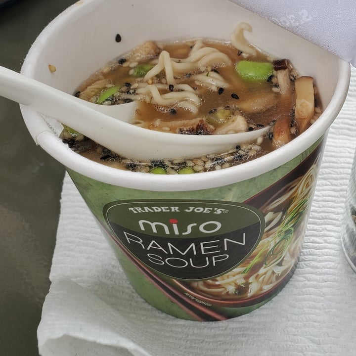 photo of Trader Joe's Miso Ramen Soup shared by @eriluc on  21 Mar 2024 - review