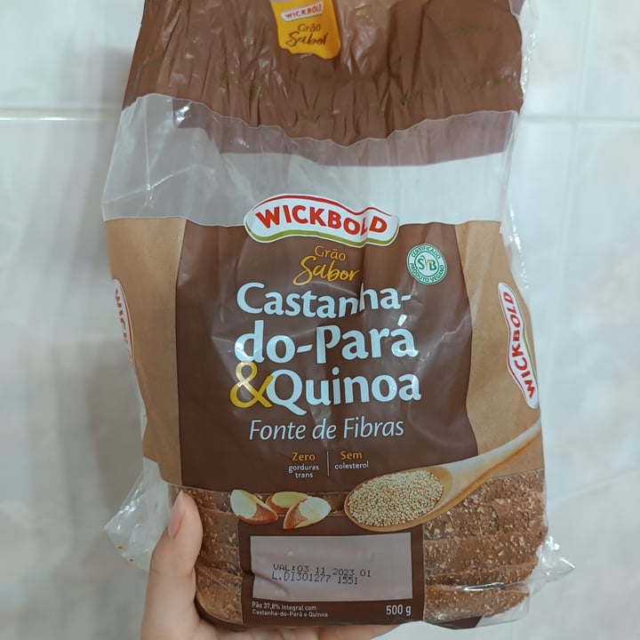 photo of Wickbold Pão de castanha-do-pará e quinoa shared by @isaroveri on  12 Oct 2023 - review