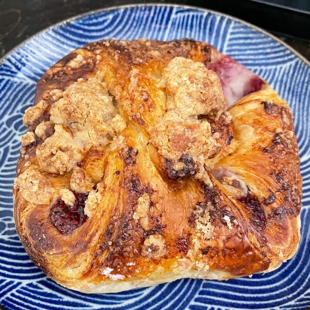 Photo of the dish “Cherry Cobbler Pocket Danish”