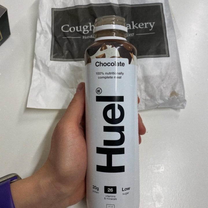 photo of Coughlan's Bakery Huel Chocolate shake shared by @vegansuttonmama on  14 Feb 2024 - review