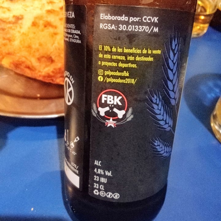 photo of B13 bar Cerveza La Golpeadora shared by @troosti on  21 Apr 2024 - review