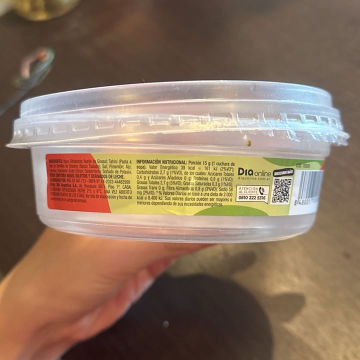 photo of Dia% hummus pimentón shared by @barbymarz on  12 Jul 2024 - review