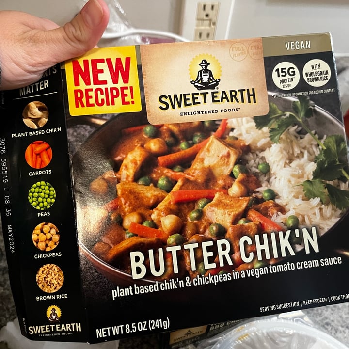 photo of Sweet Earth Butter Chik’n shared by @vegancheese on  23 Aug 2023 - review