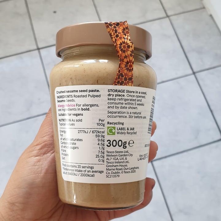 photo of Tesco Tahini shared by @esha16 on  16 Jul 2024 - review