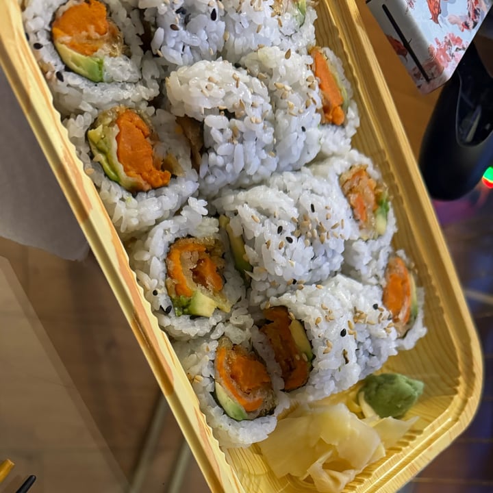 photo of Vegan Shoku Japanese Restaurant Avocado Yam Roll shared by @carrieannburns on  06 Sep 2025 - review