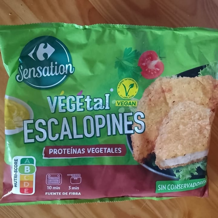photo of Carrefour Sensation VEGEtal Escalopines shared by @titoherbito on  04 Nov 2023 - review