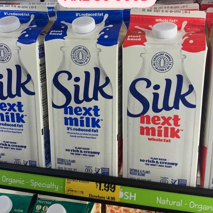 photo of Silk Silk next milk 2% reduced fat shared by @vegoutvictoria on  30 Jan 2024 - review