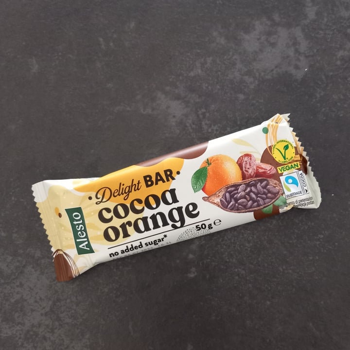 photo of Alesto Delight Bar Cocoa Orange shared by @ilenia on  04 Sep 2023 - review