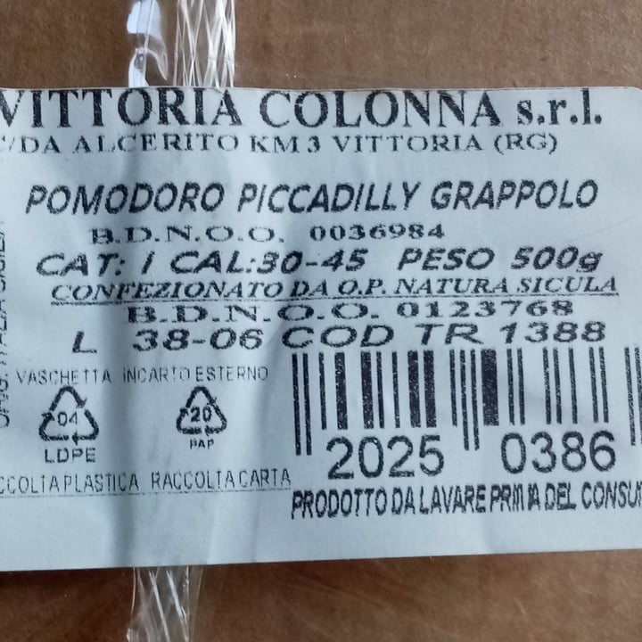 photo of Vittoria Colonna Pomodori Piccadilly shared by @valeveg75 on  25 Sep 2025 - review