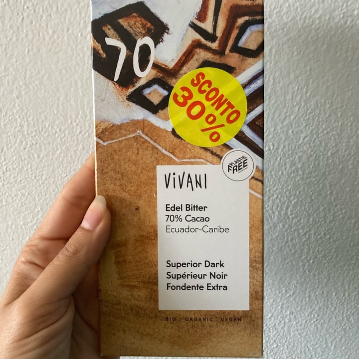 photo of Vivani 70% Edel Bitter shared by @giucig on  26 Nov 2023 - review