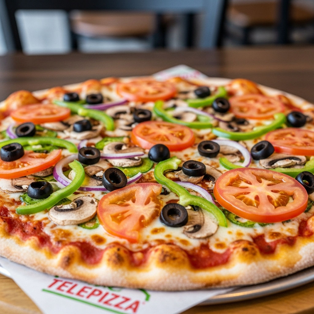 Custom Vegan Pizza en Telepizza - Opiniones y valoraciones | abillion
