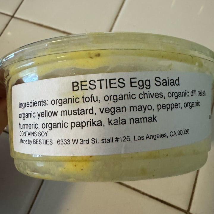 photo of BESTIES Vegan Paradise at The Original Farmers Market Besties egg salad shared by @rose99 on  09 Oct 2025 - review
