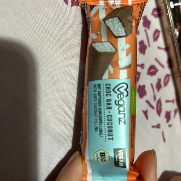 photo of Veganz choc bar coconut shared by @francy82 on  25 Apr 2024 - review