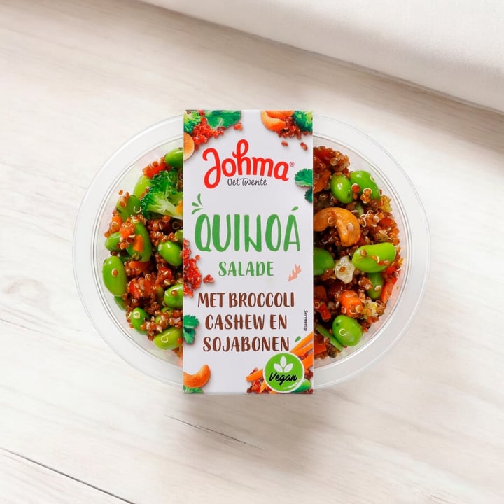 photo of Johma Quinoa Salade Met Broccoli Cashew En Sojabonen shared by @marjoh on  04 Jan 2025 - review