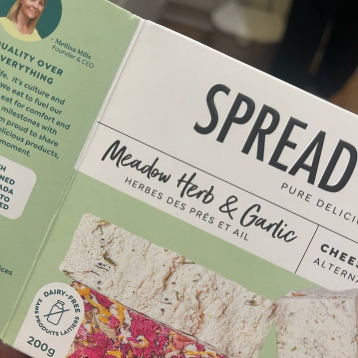 photo of Spread Em meadow herb & garlic cheese alternative shared by @ravenmychelle on  27 Jan 2024 - review