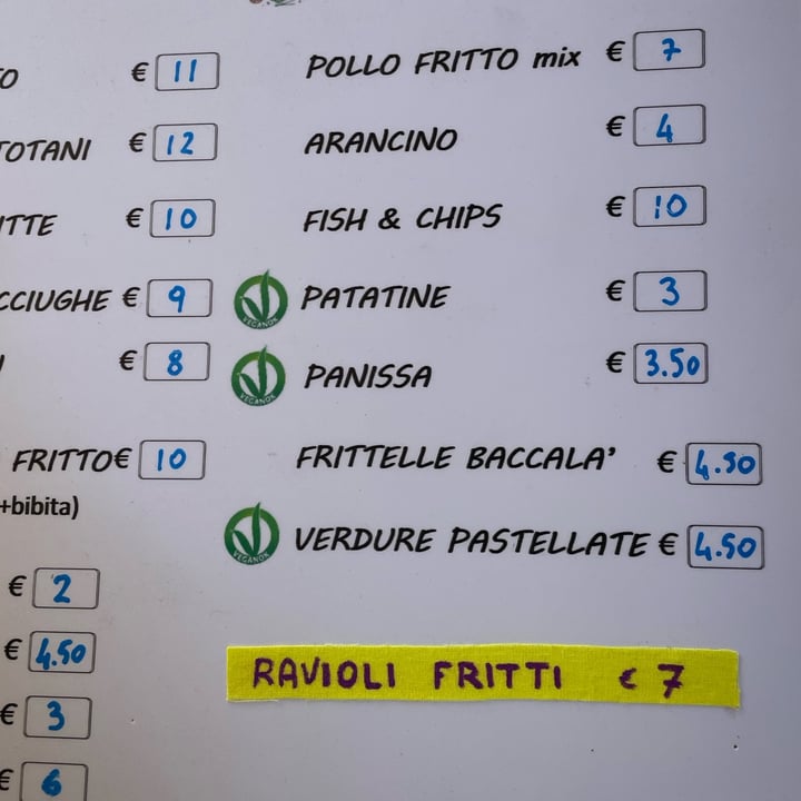 photo of Di Cesare Dal dolce al salato panissa fritta shared by @veganredvelvet on  07 Sep 2025 - review