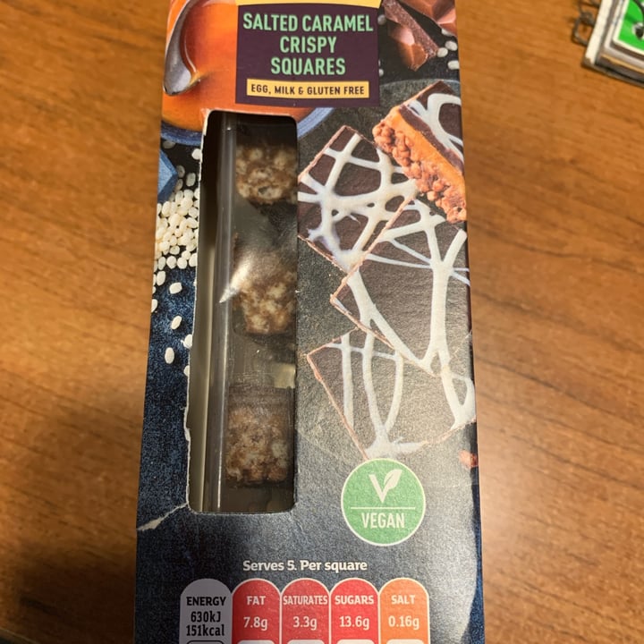 Sainsbury’s Taste The Difference Salted Caramel Crispy Squares Review