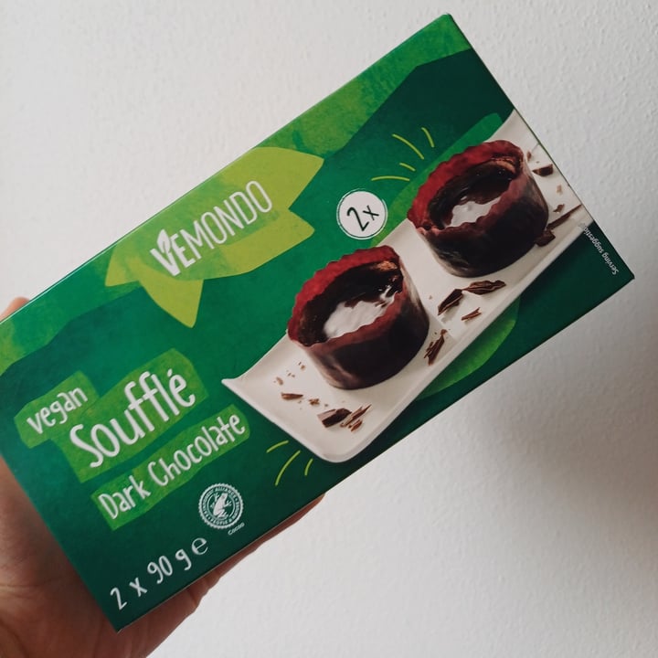 photo of Vemondo dark chocolate soufflé shared by @theredvegan9 on  27 Jan 2024 - review