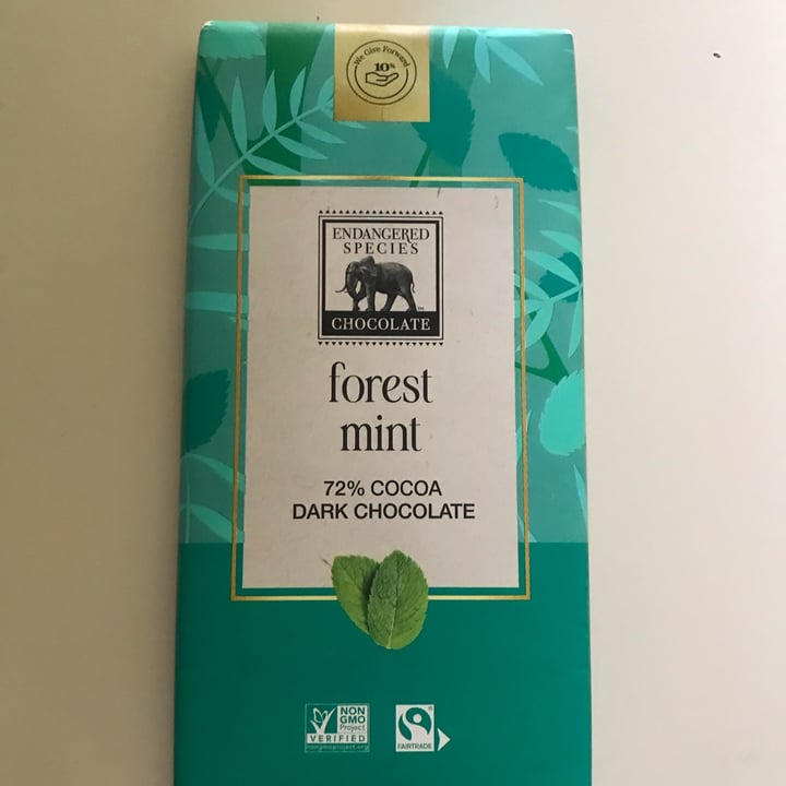 photo of Endangered Species Chocolate Forest Mint + Dark Chocolate shared by @arronlee on  31 May 2024 - review