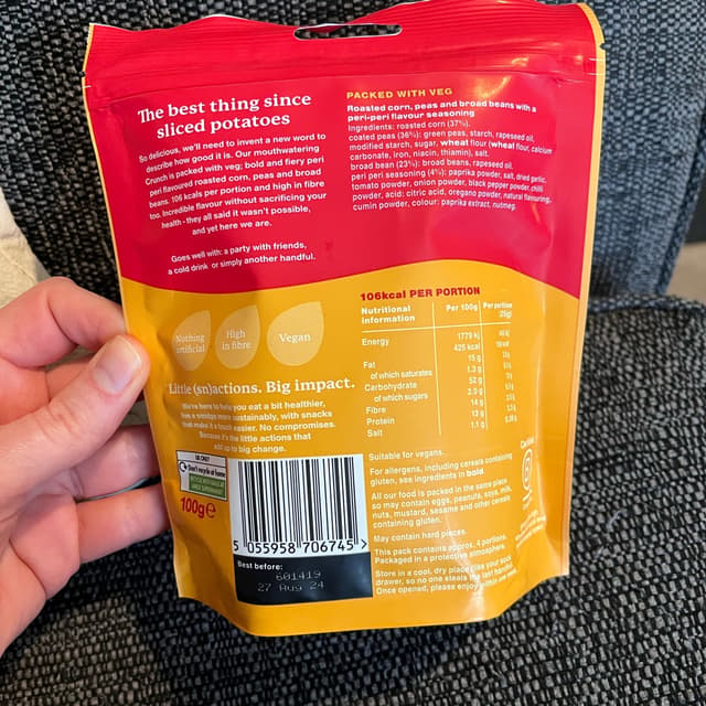 graze Peri-Peri Crunch Reviews | abillion