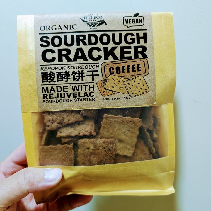 photo of Titi Eco Farm Organic Sourdough Cracker - Coffee shared by @stevenneoh on  25 Apr 2024 - review