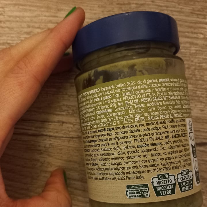 photo of Barilla Pesto Vegan shared by @drone53 on  07 Feb 2024 - review