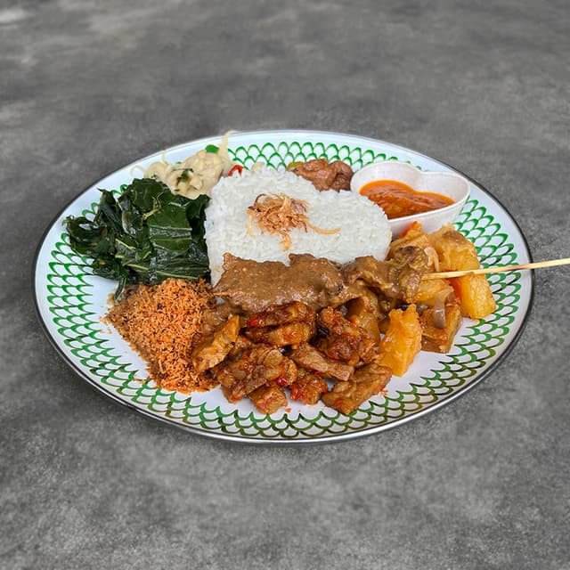 Photo of the dish “Nasi Campur Dua Hati”