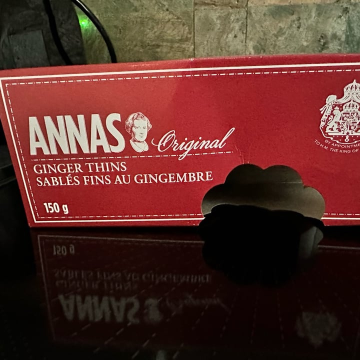 photo of Annas Ginger Thins shared by @veganmika on  23 Sep 2023 - review